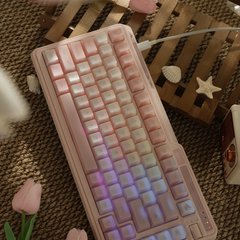 Hane Collection Pearlescent Translucent Dye Sublimation PC Cherry Profile Keycaps