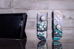 Custom Joy-Con Controllers “The Great Wave off Kanagawa” Nintendo Switch Japanese Aesthetic