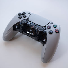 PS5 Edge Controller Retro PS1 Grey and Black with Old-School Action Buttons Sony Wireless Gaming Controller