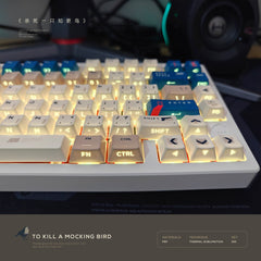 To Kill A Mocking Bird Dye Sublimation PBT Cherry Profile  Keycaps