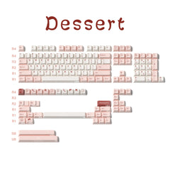 Dessert Cherry Profile Dye Sublimation PBT Keycaps