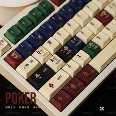 Poker Dye Sublimation PBT Cherry Profile Keycaps