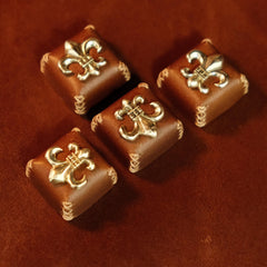 Vintage Leather Handmade Artisan Keycaps