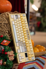 Lamb Pastry Cherry Profile Dye Sublimation PBT + Transparent PC Keycaps