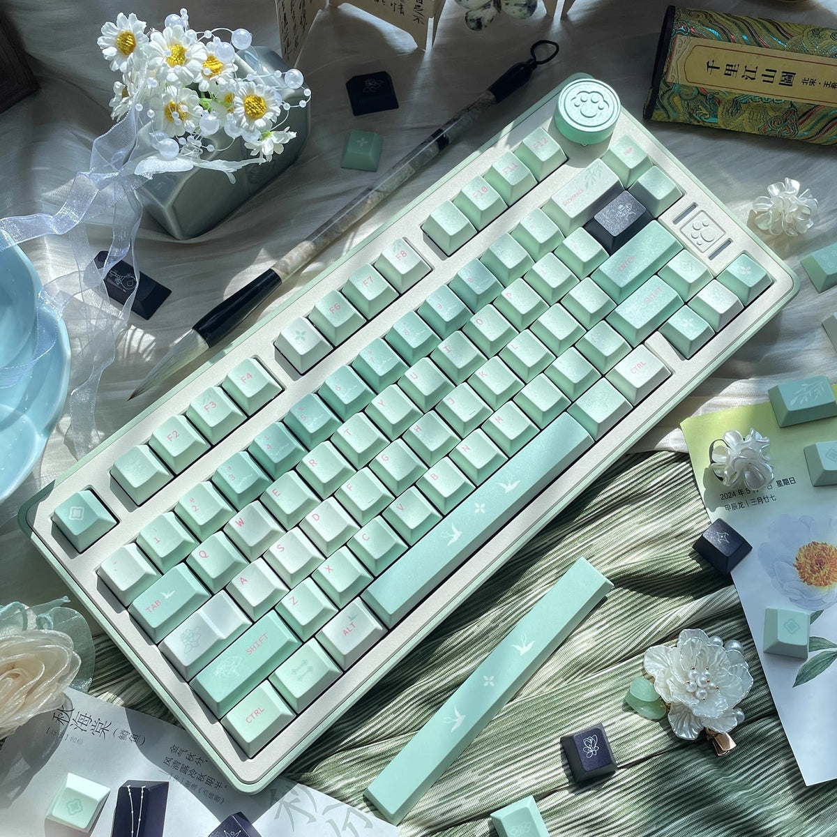 Paper Kite Cherry Profile Dye Sub PBT Keycaps