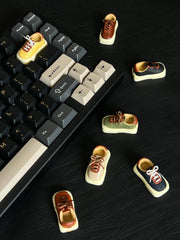 Hand-stitched Shoes Leather Artisan Keycaps