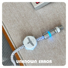 Blue Bird USB-C RGB Aviator Handmade Coiled Cable