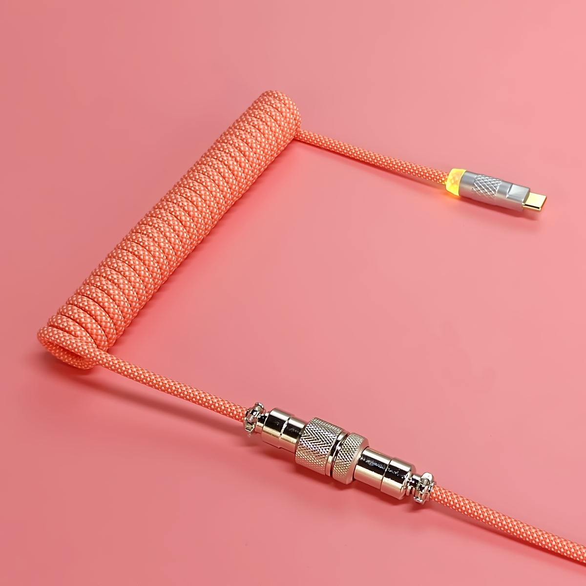 Macaron Handmade Coiled Usb-C Cable