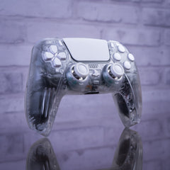 PS5 Controller Clear Mod With White Buttons PS5 Custom Sony Wireless Controller