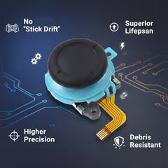 No-Drift Joy-Con Upgrade: Switch 2 Hall Sensing Electromagnetic Analogue Sticks