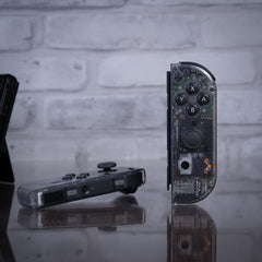 Custom Nintendo Switch Dark “Gameboy Clear” Joy-Con Controllers