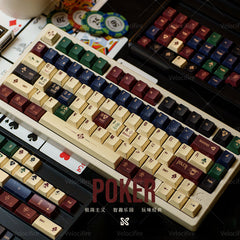 Poker Dye Sublimation PBT Cherry Profile Keycaps