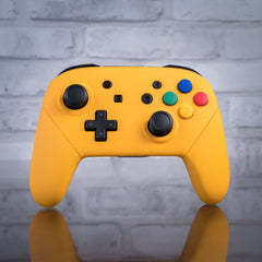 Nintendo Switch Pro-Controller Mod “N64 Yellow” Customized Wireless Gaming Controller