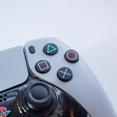 PS5 Edge Controller Retro PS1 Grey and Black with Old-School Action Buttons Sony Wireless Gaming Controller