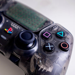 PS5 Edge Controller Retro Smoke Clear with Old-School Action Buttons Sony Wireless Gaming Controller