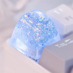 Translucent Glitter Dream Artisan Keycaps