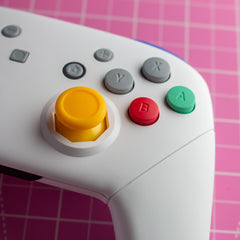 Nintendo Switch Pro Controller Mod White GameCube Retro Style Customized Controller