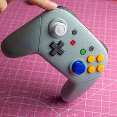 Nintendo Switch Pro Controller Grey N64 Style Retro Customized Controller