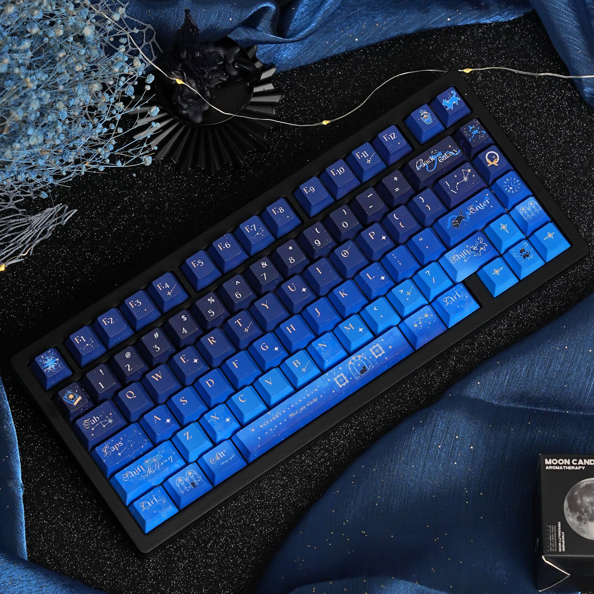 Starry Night Corridor PBT Cherry Keycaps