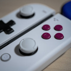 White “Game Boy” Joy-Cons - Nintendo Switch Retro Gaming Controllers Mods
