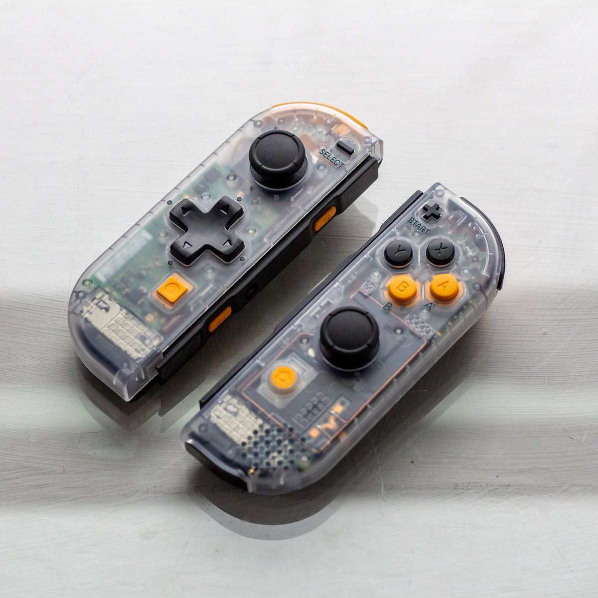 Custom Joy-Cons “Bumblebee” Game Boy Pocket Nintendo Switch Gaming Controllers