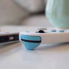 Custom JoyCons Nintendo Switch Joy-Con Controller Mods White with Pink and Blue Pastel Buttons