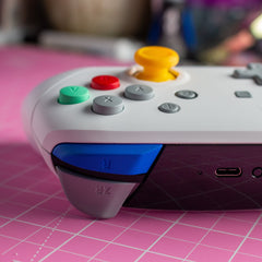 Nintendo Switch Pro Controller Mod White GameCube Retro Style Customized Controller