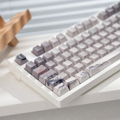 Peach Blossom OEM Profile Dye Sublimation PBT Shine Through Keycaps