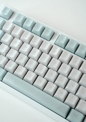 Glass Sea Pearlescent Translucent Dye Sublimation PC Cherry Profile Keycaps