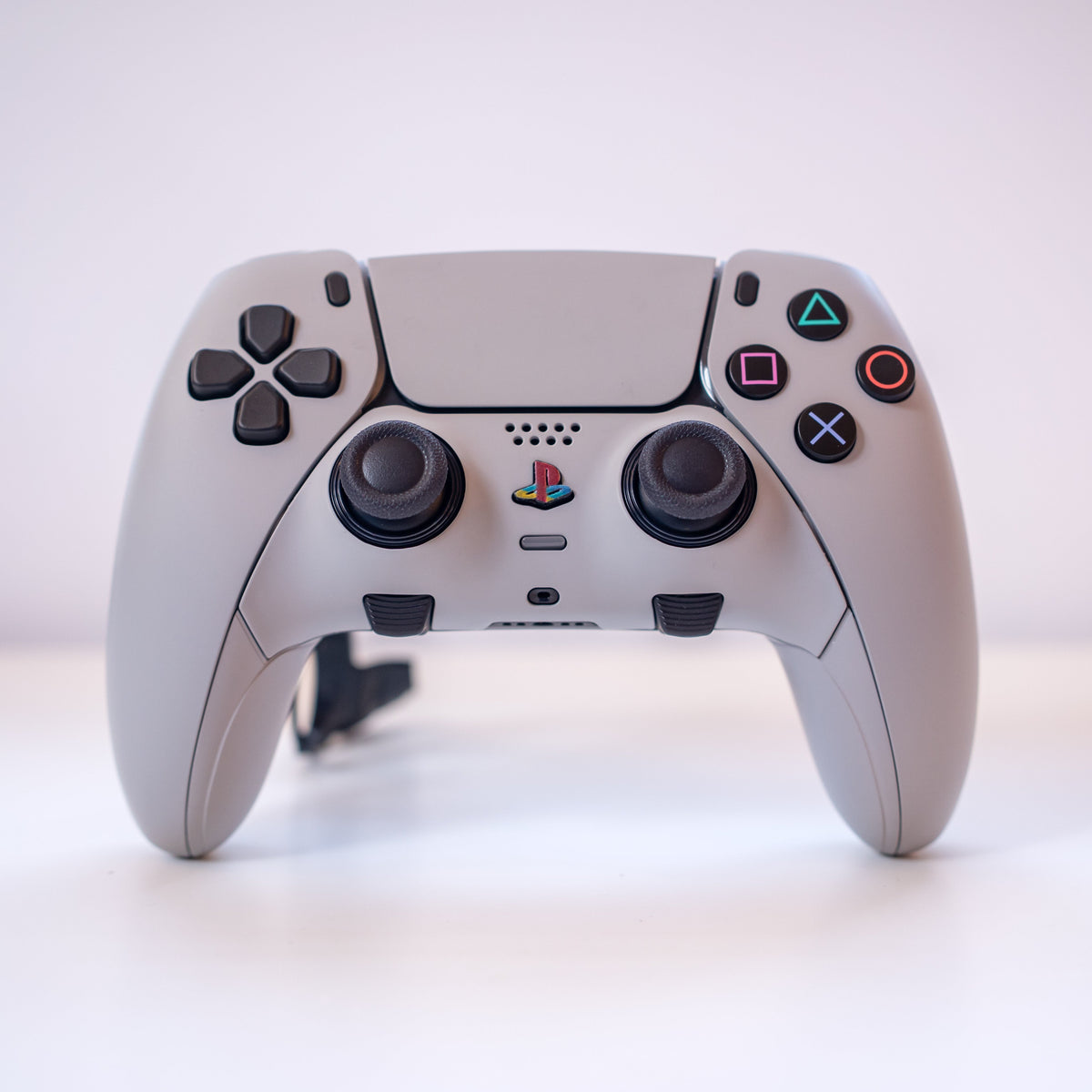 PS5 Edge Controller Retro PS1 Grey with Old-School Action Buttons Sony Wireless Gaming Controller