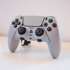 PS5 Edge Controller Retro PS1 Grey with Old-School Action Buttons Sony Wireless Gaming Controller