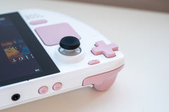 Customized Steam Deck Handheld Gaming Computer By Valve White & Pastel Pink