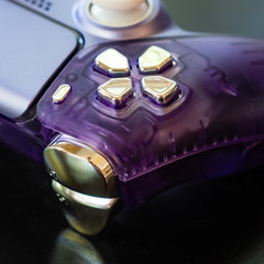 Spectra V Controller for PS5 – Translucent Violet Shell with Chrome Accents