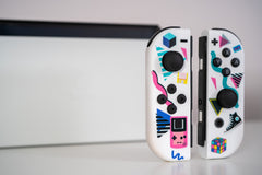 Custom Joy-Cons “90s Nostalgia” Old School Mod - Nintendo Switch Retro Gaming Controllers