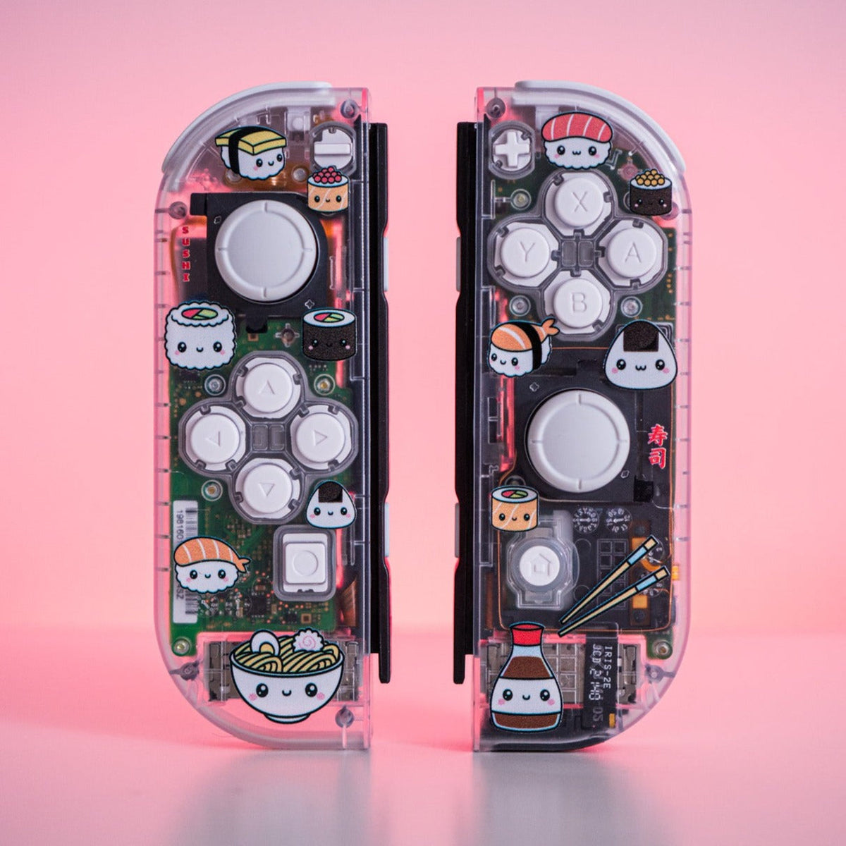 Kawaii Sushi Joy-Cons Mod Nintendo Switch Special Edition Sushi Custom Controllers