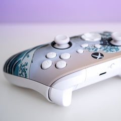 Xbox Wireless Controller Mod “Great Wave off Kanagawa” Custom Microsoft Gaming Controller Xbox Series X/S/One & PC