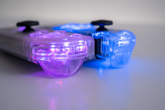 Custom Joy-Con Controllers Clear LED MOD - Clear Backlit Buttons - Nintendo Switch