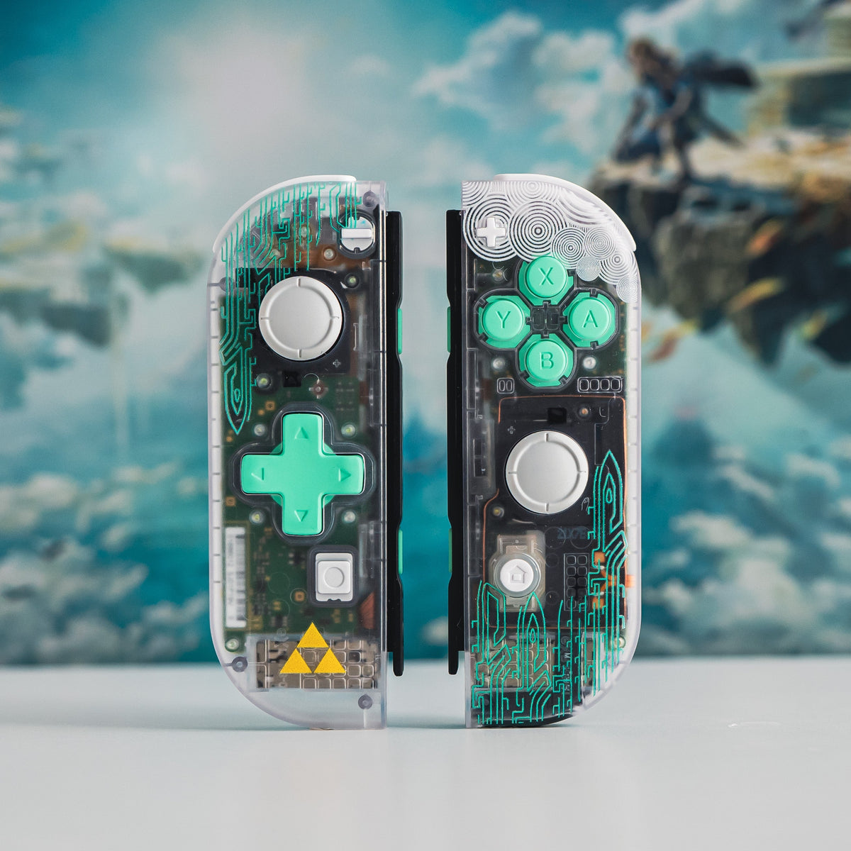 Switch Joy-Cons The Legend Of Zelda Clear Special Edition Tears Of The Kingdom Nintendo Switch Controllers