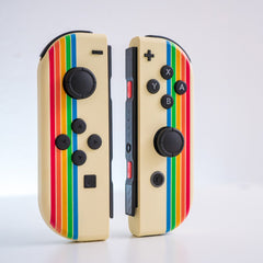 Custom Joy-Cons “80s Vibes” Old School Retro Gaming Mod - Nintendo Switch Gaming Controllers