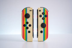 Custom Joy-Cons “80s Vibes” Old School Retro Gaming Mod - Nintendo Switch Gaming Controllers