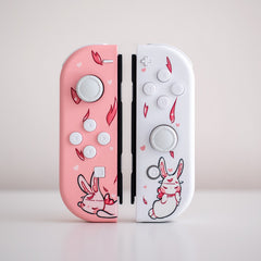 Switch Joycons “Bunny Dreams” by GTZ x IlustraKarla Custom Nintendo Switch Controllers