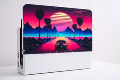 Nintendo Switch Custom Dock Cover Retro Synthwave Special Edition