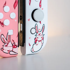 Switch Joycons “Bunny Dreams” by GTZ x IlustraKarla Custom Nintendo Switch Controllers