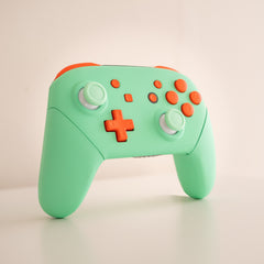 Custom Nintendo Switch Pro Controller In Mint with Coral Buttons