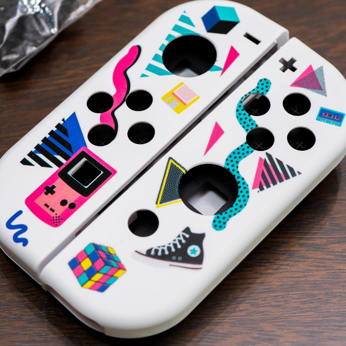 Nintendo Switch 90s Nostalgia Old School Retro “Build At Home” Customization Set