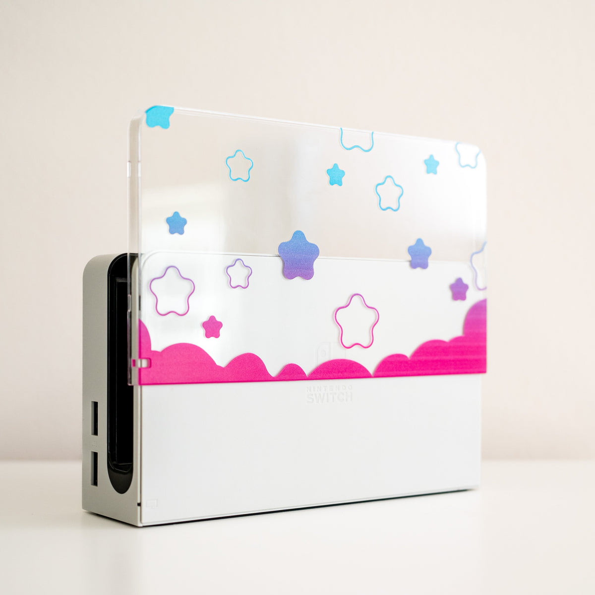 Super Mario Bros. Wonder Special Edition Clear Nintendo Switch Dock Cover