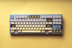 Bakery Cat Dye Sublimation PBT Cherry Profile Keycaps