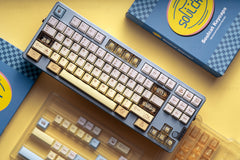 Bakery Cat Dye Sublimation PBT Cherry Profile Keycaps