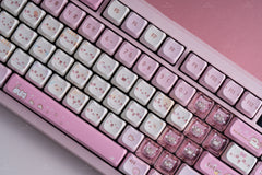 Pixel Meow Dye Sublimation PBT MAO Profile Keycaps