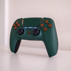 Custom PS5 Controller Pine with Elegant Wood Style Buttons Custom Sony Wireless Controller